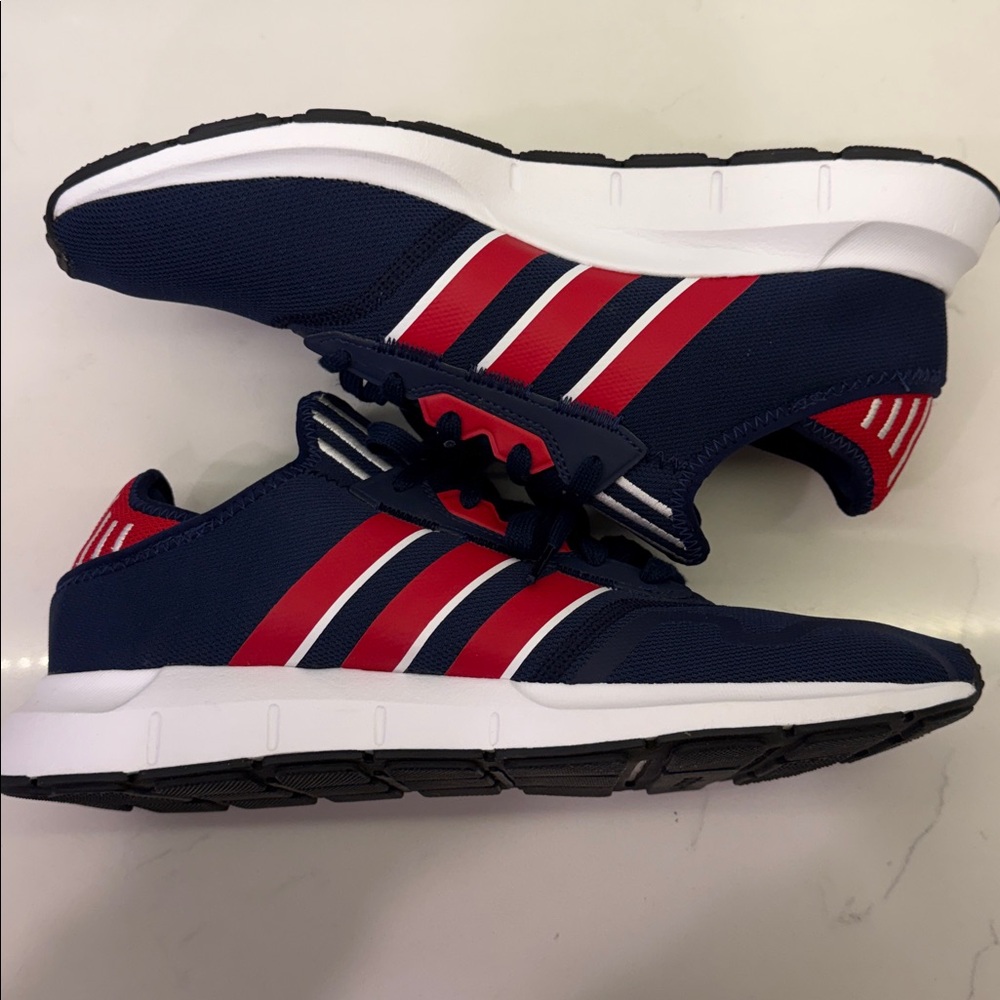 Adidas Swift Run X Men’s 11.5 Running Shoes Navy Red White Athletic Sneakers - Picture 8 of 14